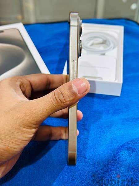 iPhone 15 pro 256GB - natural titanium - 02-02-2025 apple warranty - 2