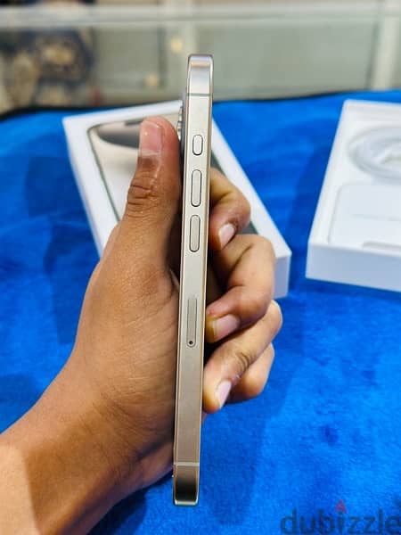 iPhone 15 pro 256GB - natural titanium - 02-02-2025 apple warranty - 5
