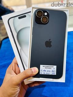 iPhone 15 plus 256GB - 1 week used only - 06-04-2025 Apple warranty -
