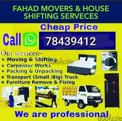 muscat furniture house shiftingg low price