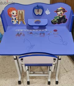 kids study table with chair used but good condition