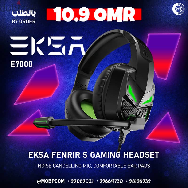 EKSA E7000 Fenrir S Gaming Headset - سماعة جيمينج ! 0