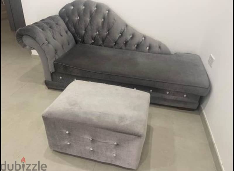 Grey Chaise/Sofa 1