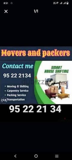 Muscat Mover packer shiffting carpenter furniture curtains fixing fh