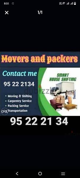 Muscat Mover packer shiffting carpenter furniture curtains fixing fh 0