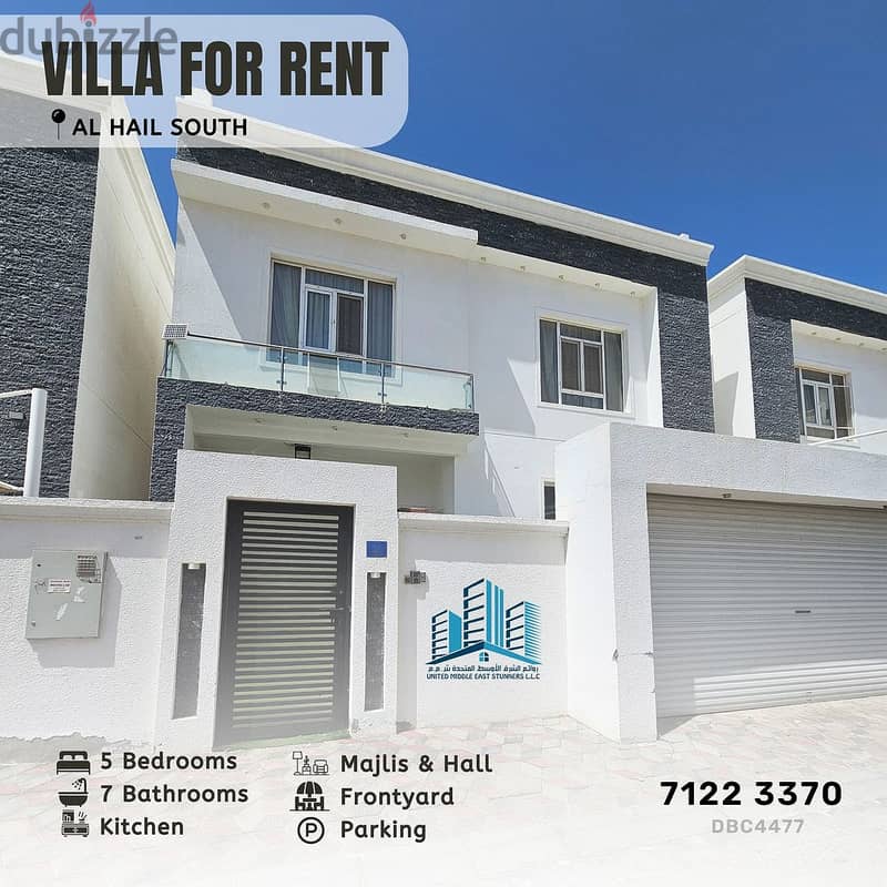 Beautiful Furnished 5 BR Villa Available for Rent in Al Hail South 0