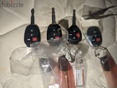 original keys of toyota cars for sale with remote 0
