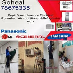 Repir & maintenance Electrical & Air conditioner &Refrigerator work 0