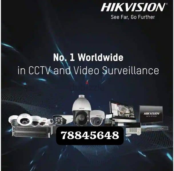 We do all type of CCTV Cameras 
HD Turbo Hikvision Cameras 
Bullet Cam 0