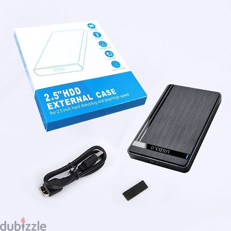 External Case USB 3.0-2 حافظة هارد لابتوب او هارد SSD 2.5 5
