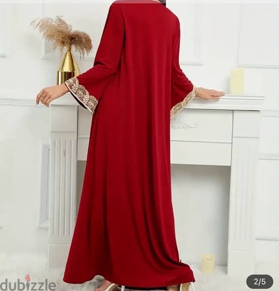 new dress medium red colour 1
