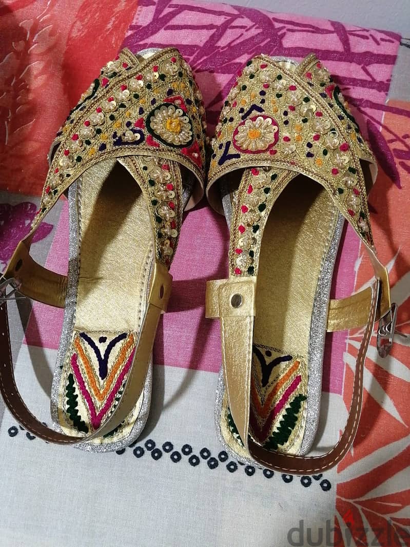 Traditional Pakistani Shoes. 1