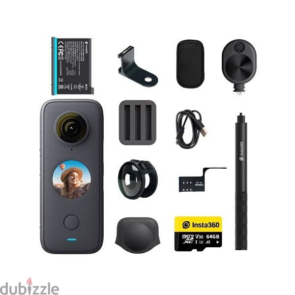All three cameras for sales with accessories (insta360 X2/Go2/One RS) 1