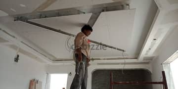 professional gypsum board working and painting service 0