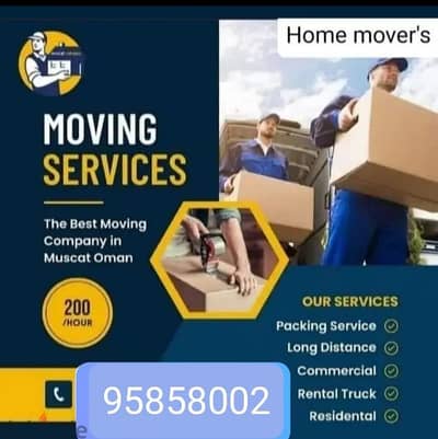 Muscat Mover carpenter house  shiffting  TV curtains furniture fixing