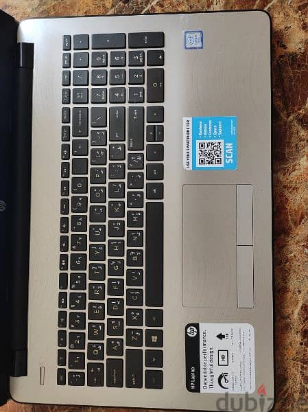 HP silver laptop 1