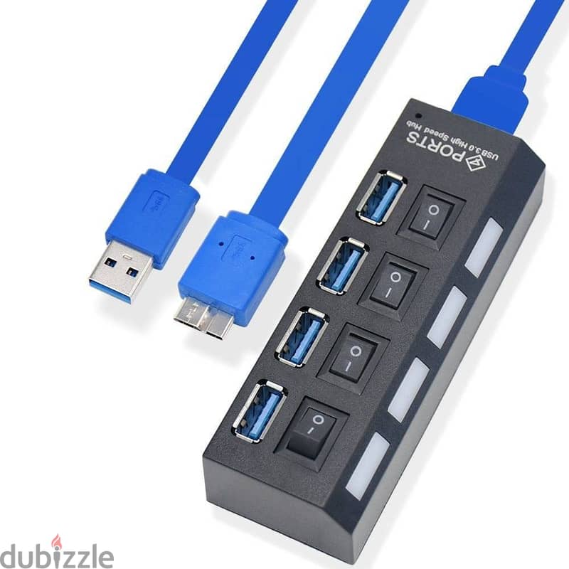 HUB USB 3.0 - 4 Ports موزع يو اس بي 2