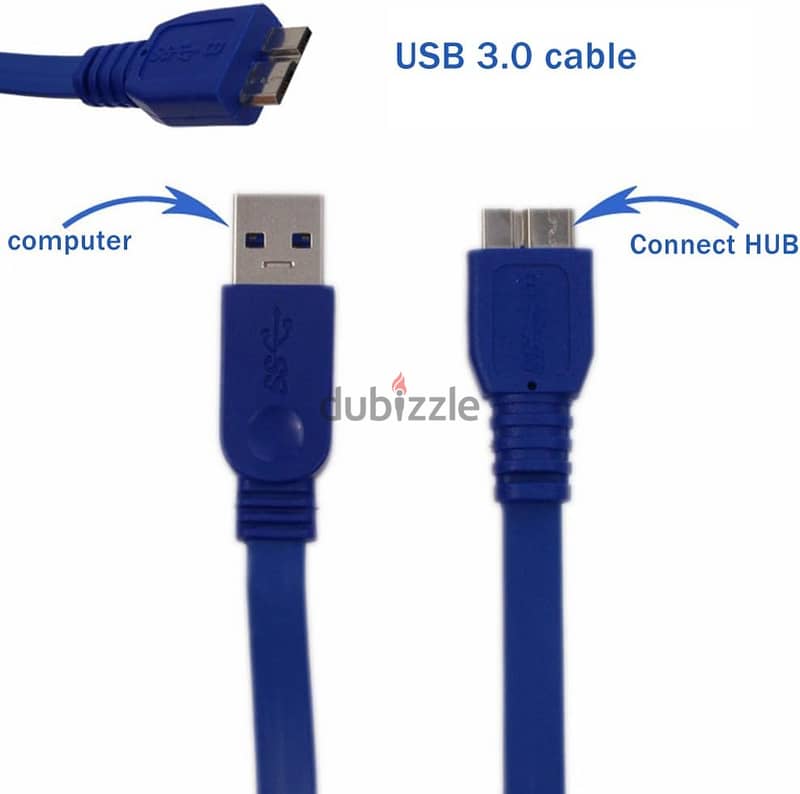 HUB USB 3.0 - 4 Ports موزع يو اس بي 8