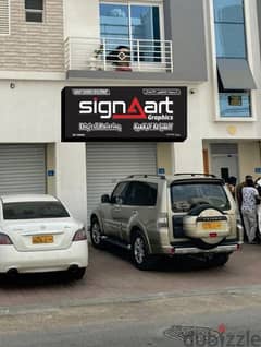 3d signboard & digital printing new shop for sale 0