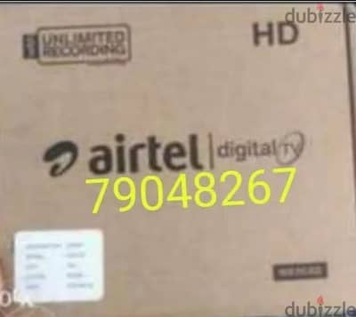 Airtel HD receiver with 6 month subscription Tamil Malayalam