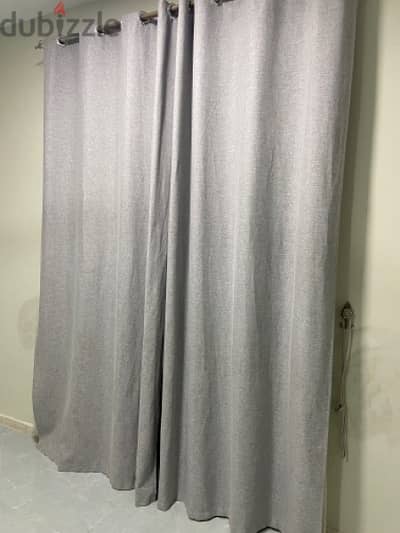 gray curtains