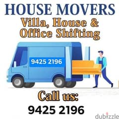 Movers and Packers House shiffiting villa shifting