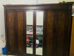 Six Door Wooden wardrobe cupboard for sale