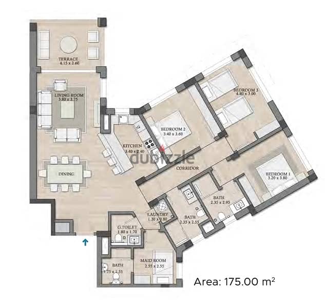 2+MAIDS BEDROOM APARTMENT IN ZEN RESIDENTS (FREEHOLD) 1