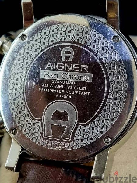 original Aigner  for men ساعه أقنر اصليه رجالي43mm/99080642 2