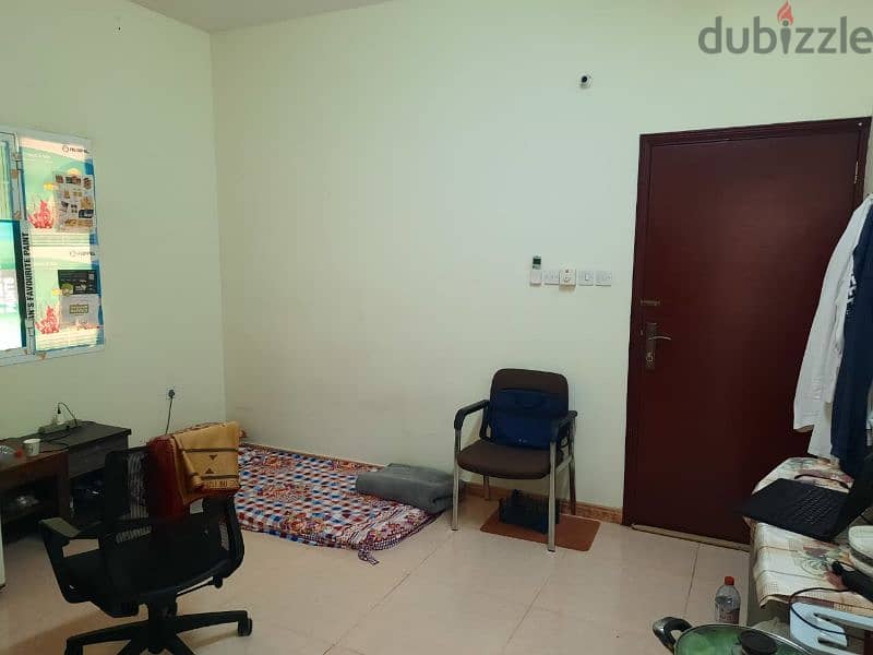 single big room with attached bathroom at alhail for rent 7