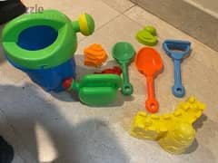 children toys and sand tools