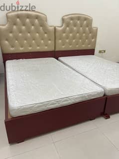 small double beds with mattress