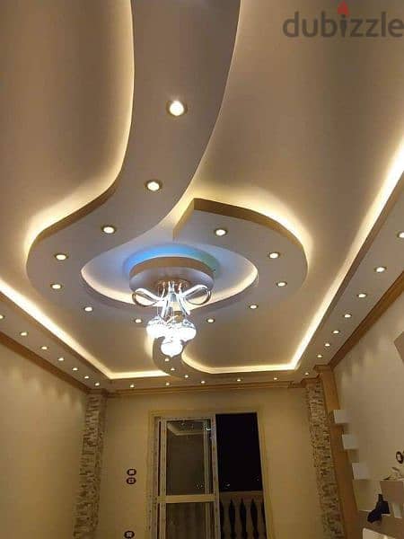 decor, gypsum ceiling, gypsum partition, painting 98092729 5