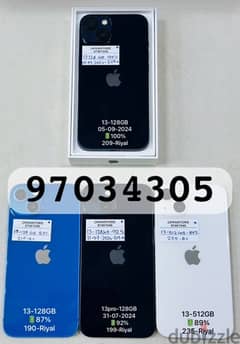iPhone 13-128 gb 05-09-2024 apple warranty 100% battery health clean