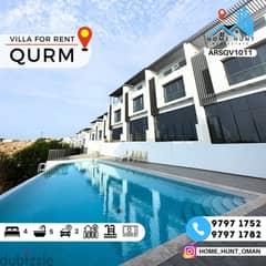 QURM | MODERN 3+1 BR VILLA WITH GREAT VIEWS AND SHARED INFINITY POOL