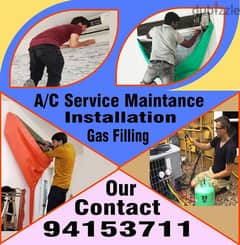 ac cleaning service maintenance install fitting repair تنظيف المكيفات 0