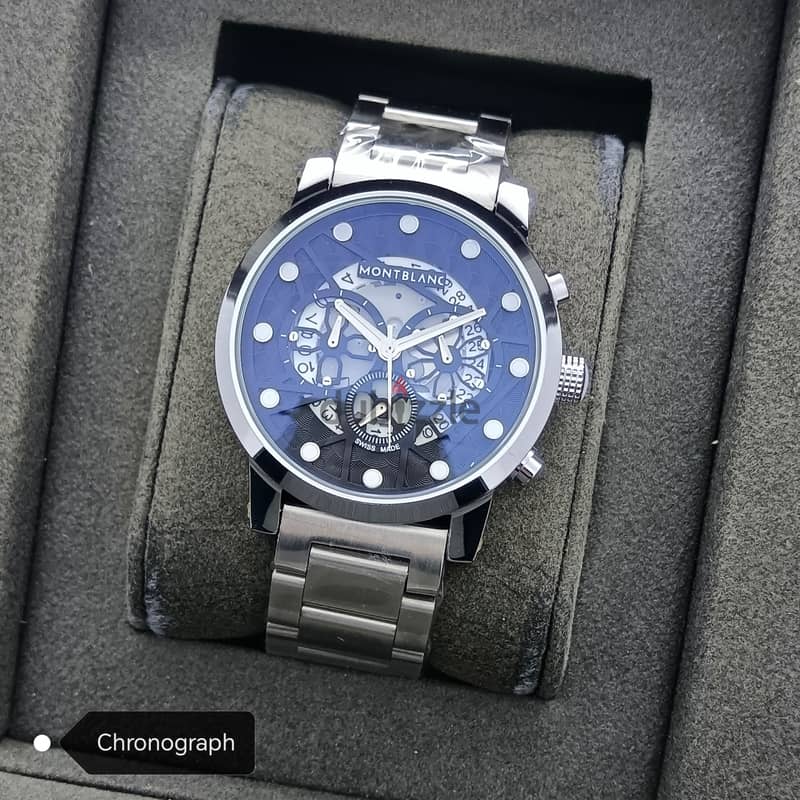 LATEST BRANDED MONT BLANC  BATTERY MEN'S WATCH 9
