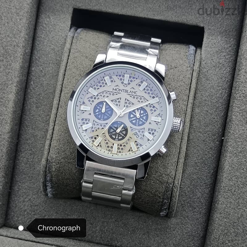 LATEST BRANDED MONT BLANC  BATTERY MEN'S WATCH 10