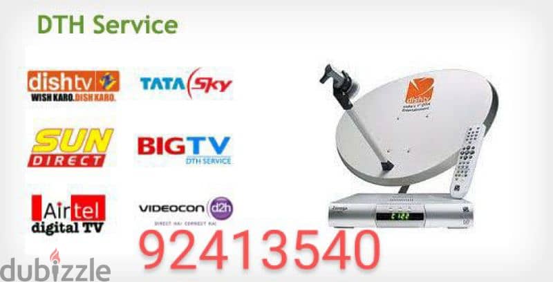 All setlite dish working available 4