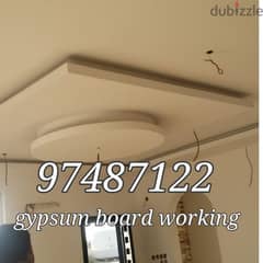 house gypsum board working and painting services 0