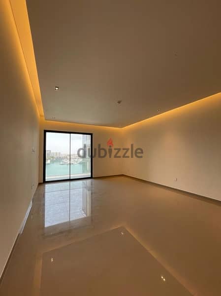 full Marsa and pool view flat for rent in Al mouj 3