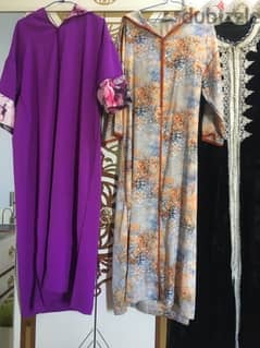 فستان مغربي خياطة يدوية توب من نوعية فخمة وحزام مرسخ باحجار كريمة