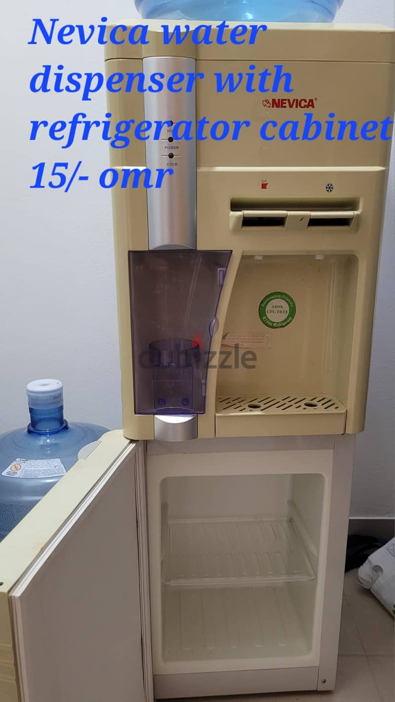 WATER DISPENSER HOT / COLD WITH REFRIGERATOR CABINET 1