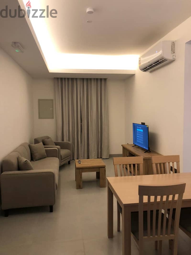 Brand new flat ,different size furnished located al khoud sooq 9