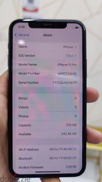 IPhone 11 Pro 256GB Battery Health 91%
Good Condition No Scratch 3