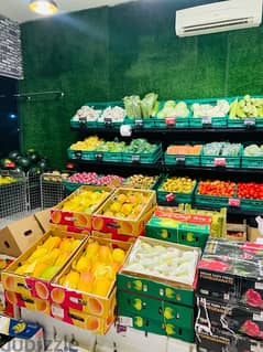 vegetable and fruits shop for sale