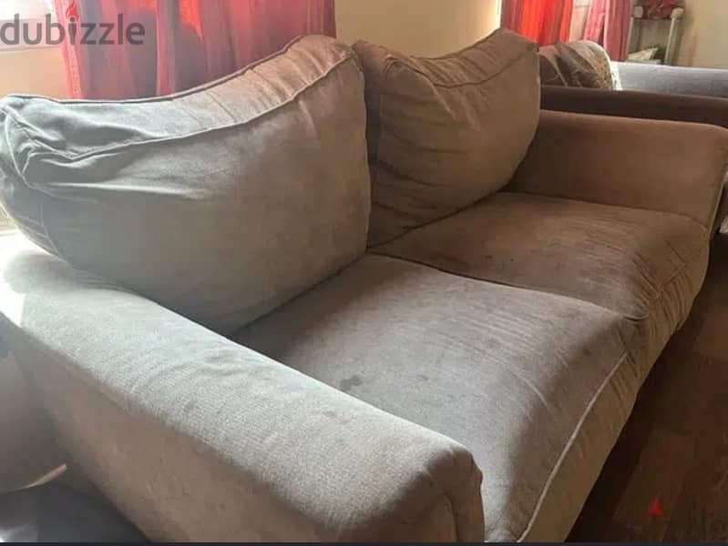 Double Seater Sofa and Single Seater Sofa [Home Centre Product] 1