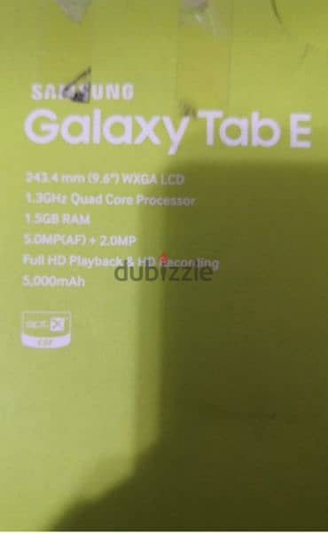 Samsung Tab E 1