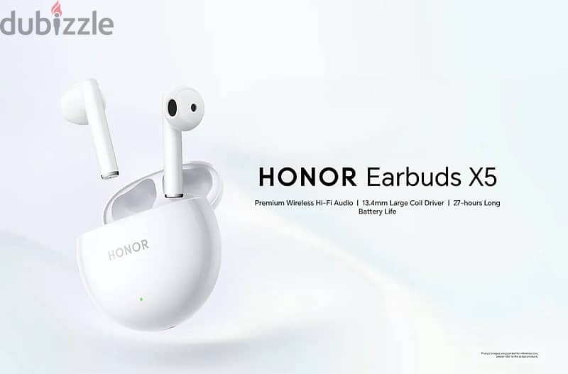 Honor Choice earbuds X5 Noise consultation battery life 35hra New 1