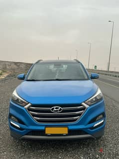 Low Mileage 2017 Hyundai Tucson GLS Plus SUV 2.4L 4Cyl 173hp Blue 91K 0